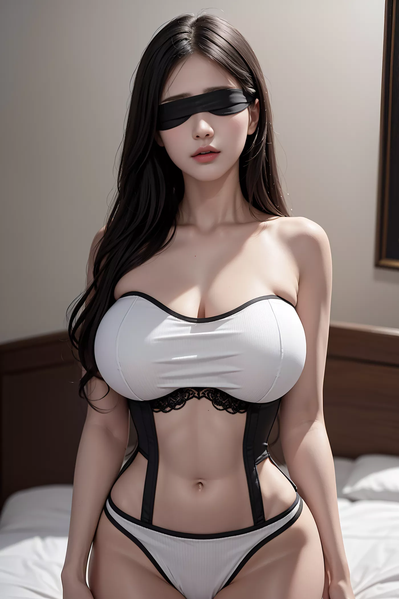 图片[2]-精选AI绘画 473 蒙眼女郎[47P]-草丛看图