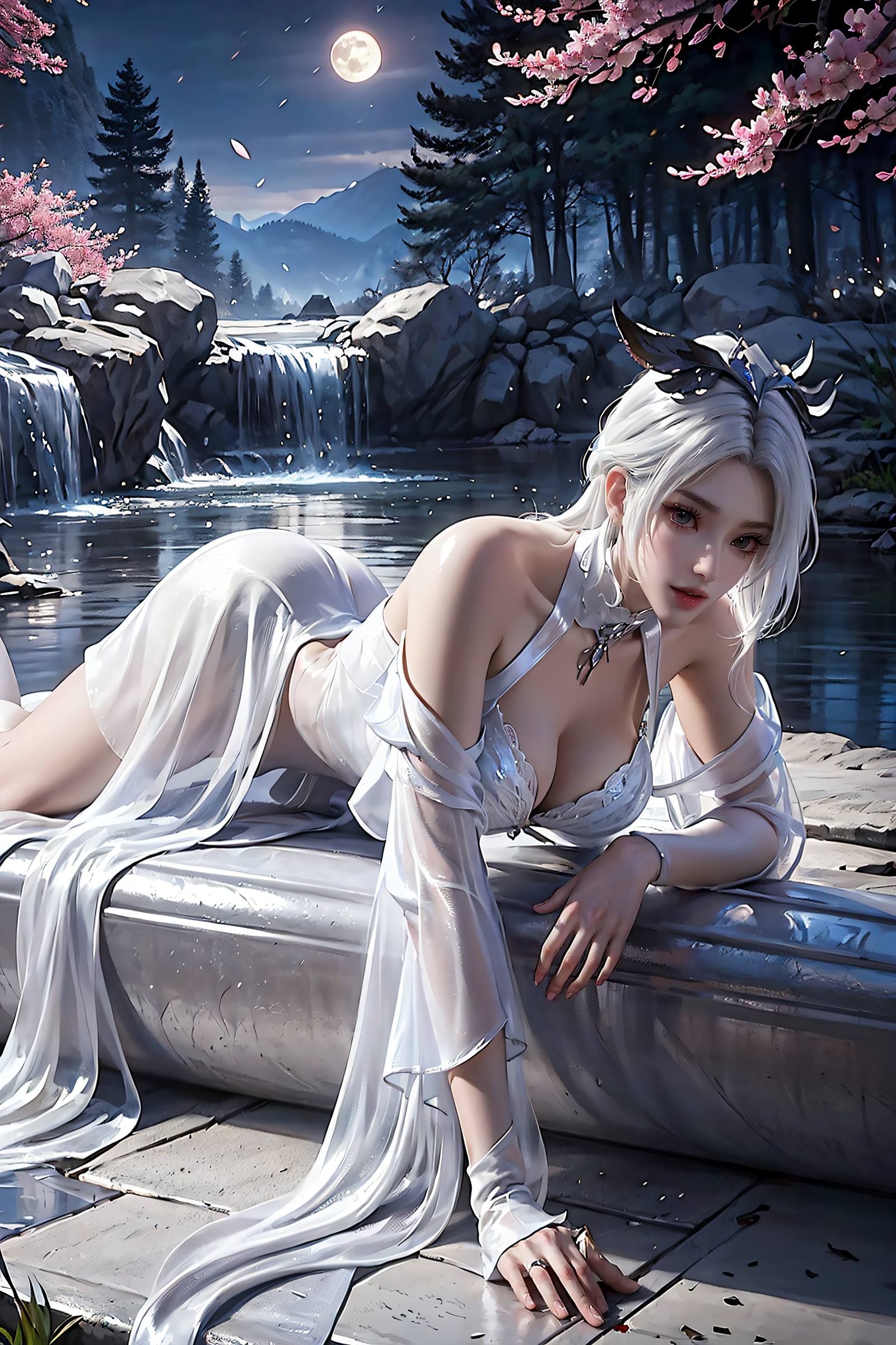 图片[4]-精选AI绘画 169 星辰变 白灵 精品美腿[18P]-草丛看图