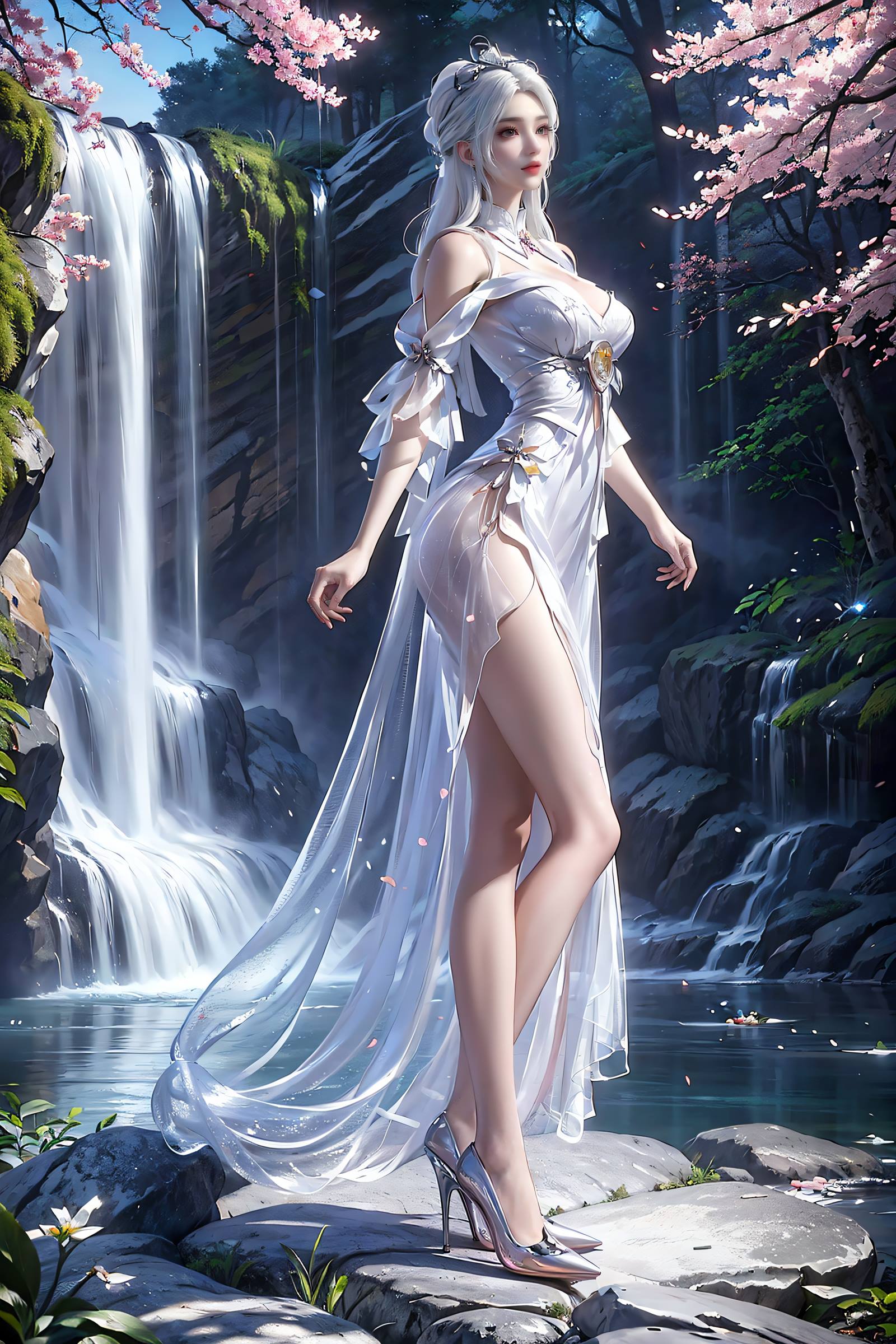 图片[5]-精选AI绘画 169 星辰变 白灵 精品美腿[18P]-草丛看图