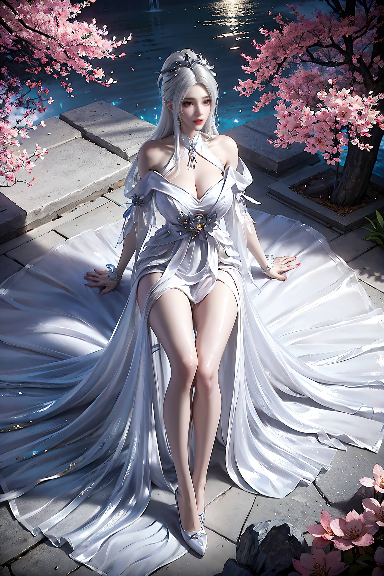 图片[6]-精选AI绘画 169 星辰变 白灵 精品美腿[18P]-草丛看图