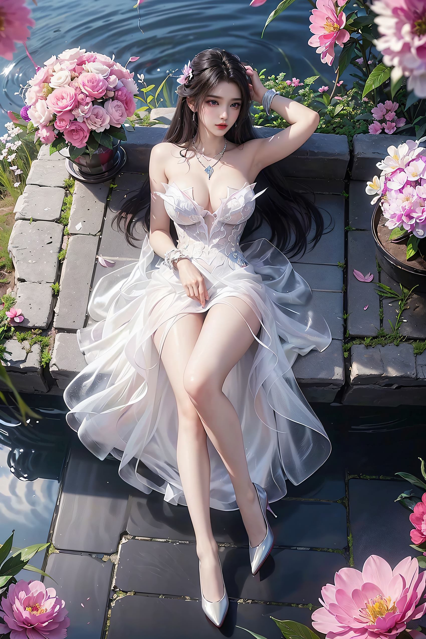 图片[3]-精选[AI绘画]诛仙-陆雪琪 高跟薄纱美腿[10P]-草丛看图