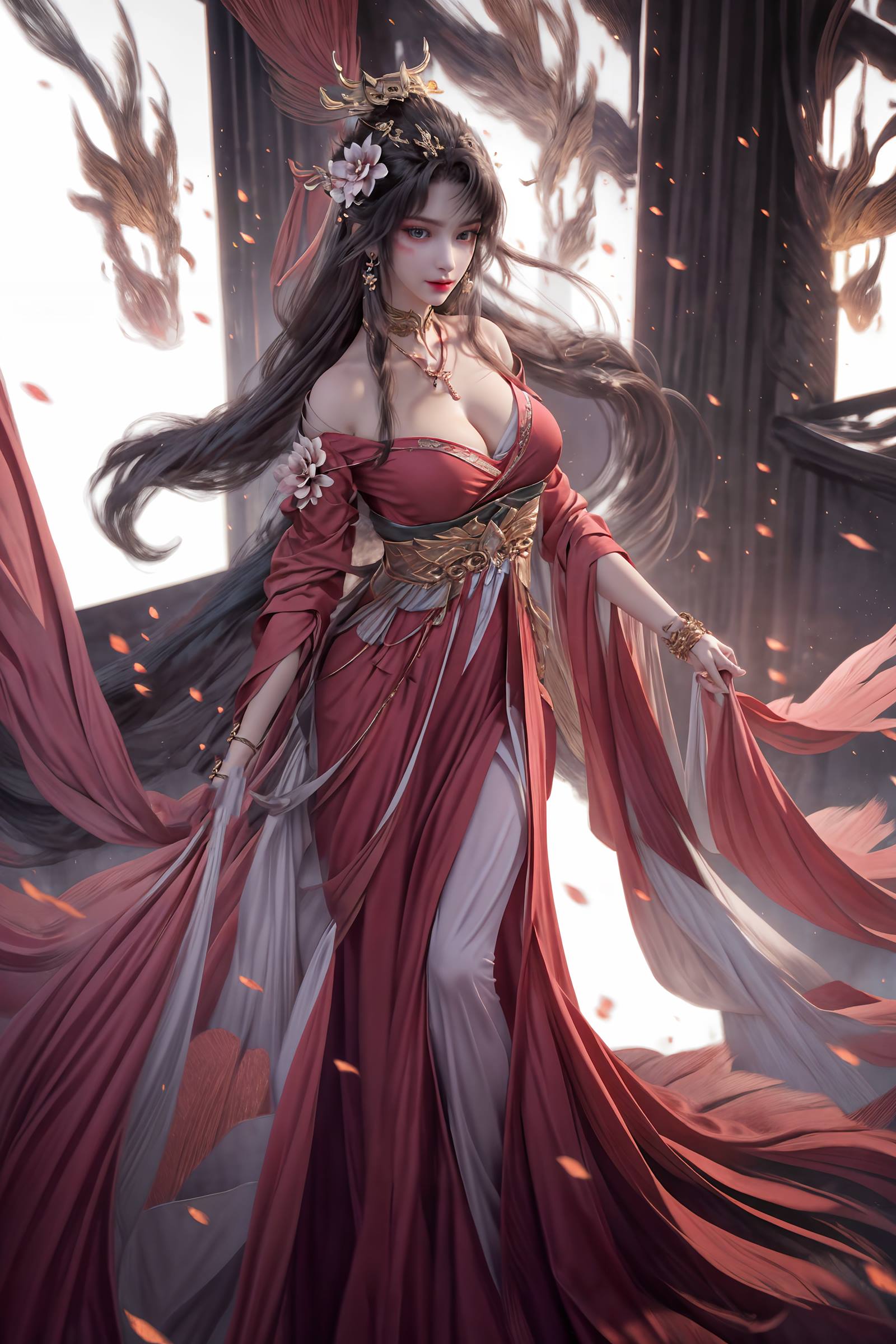 图片[8]-精选AI绘画 163 完美世界-天狐仙子 逼真狐尾[27P]-草丛看图