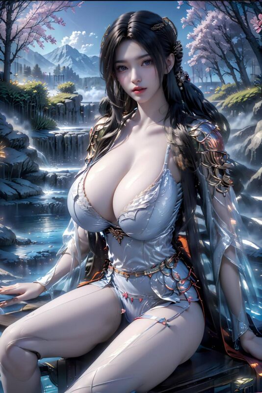 精选AI绘画 522 完美世界-秦怡宁[16P]-草丛看图