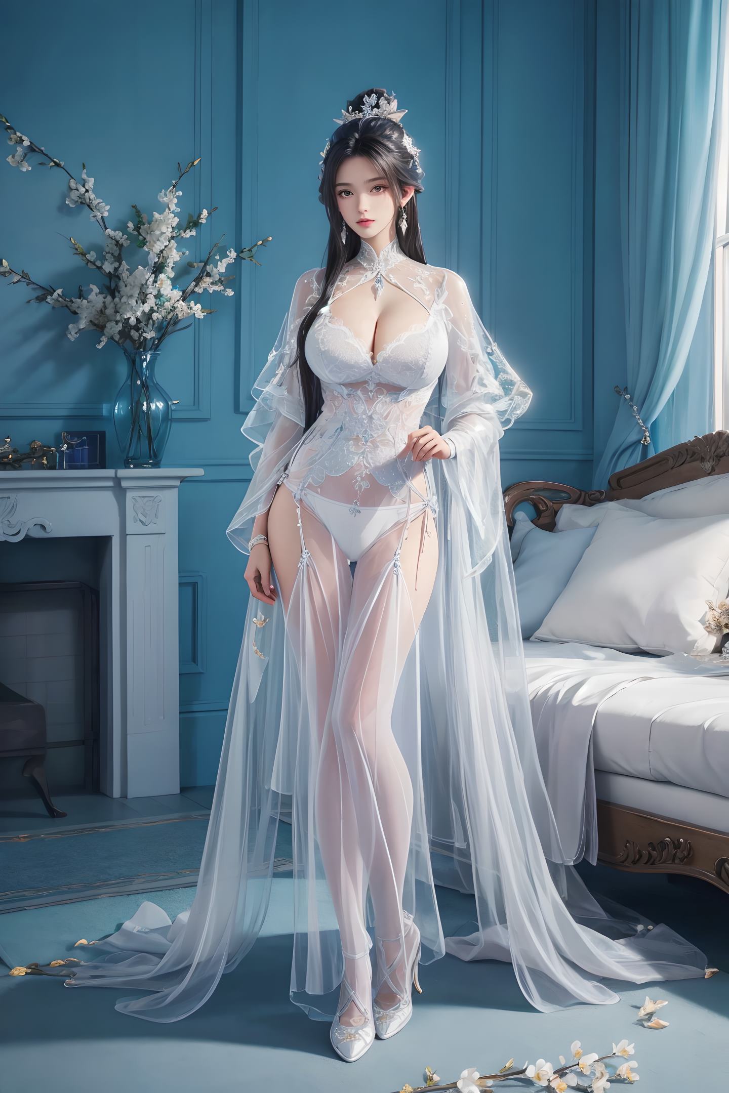 图片[8]-精选AI绘画 242 陆雪琪[52P]-草丛看图