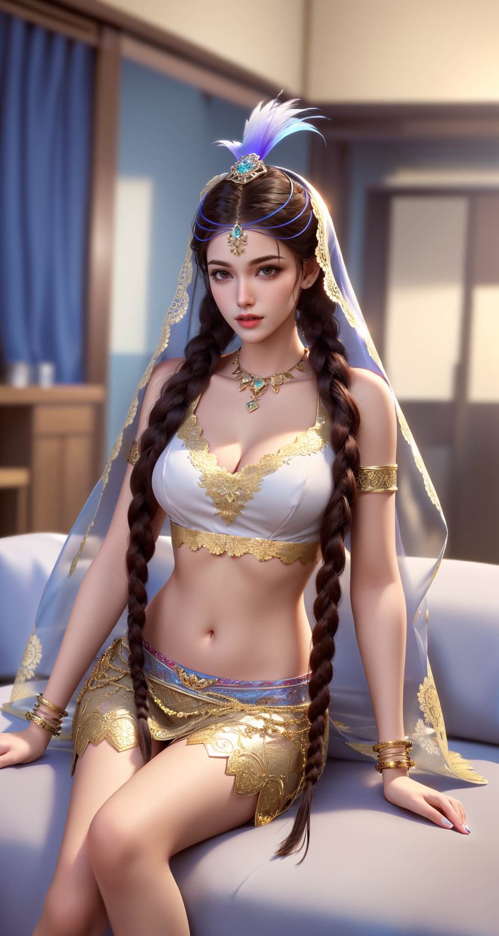 图片[4]-AI绘画 733 三十六骑-胡姬[41P]-草丛看图