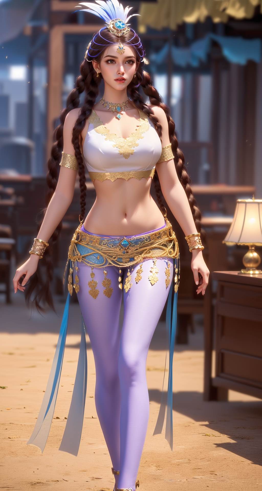 图片[6]-AI绘画 733 三十六骑-胡姬[41P]-草丛看图