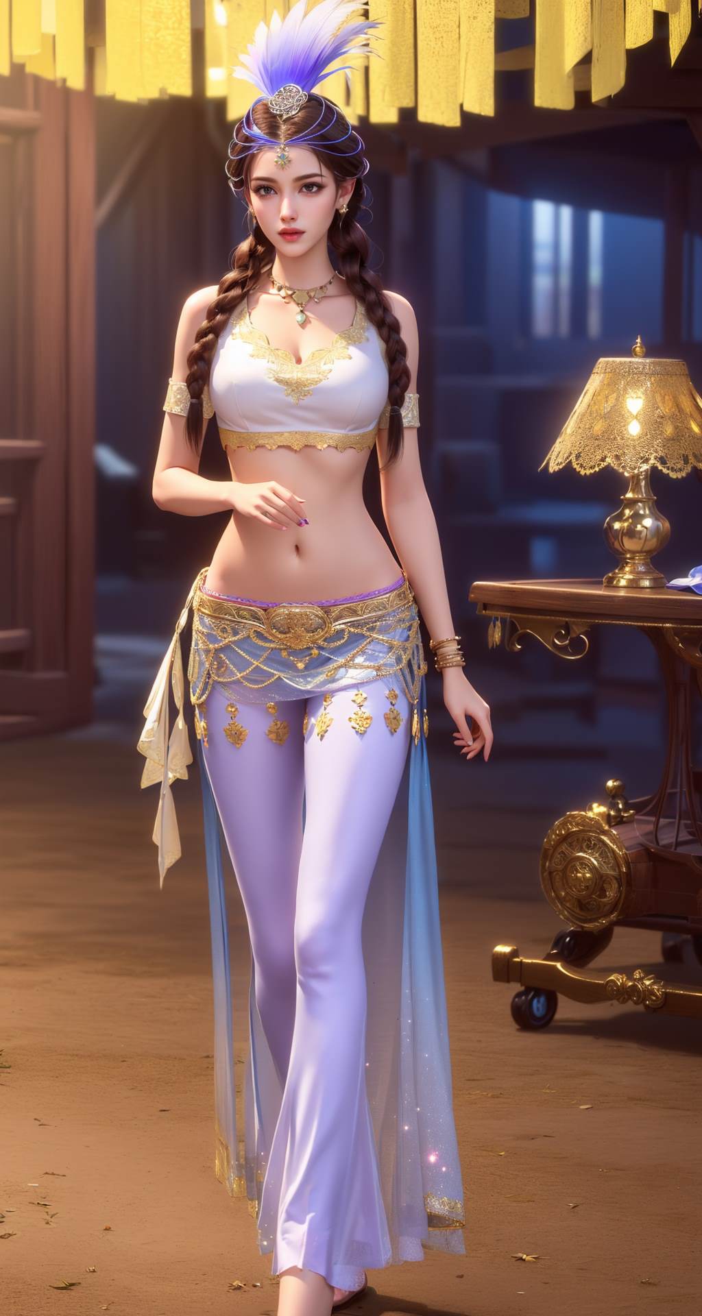 图片[7]-AI绘画 733 三十六骑-胡姬[41P]-草丛看图