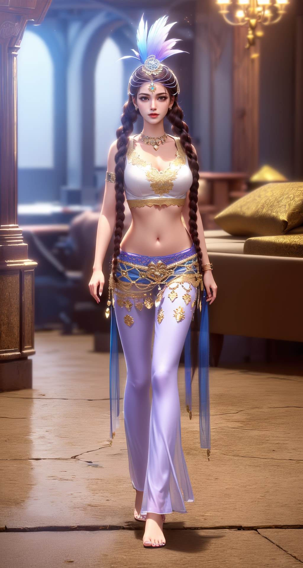 图片[8]-AI绘画 733 三十六骑-胡姬[41P]-草丛看图