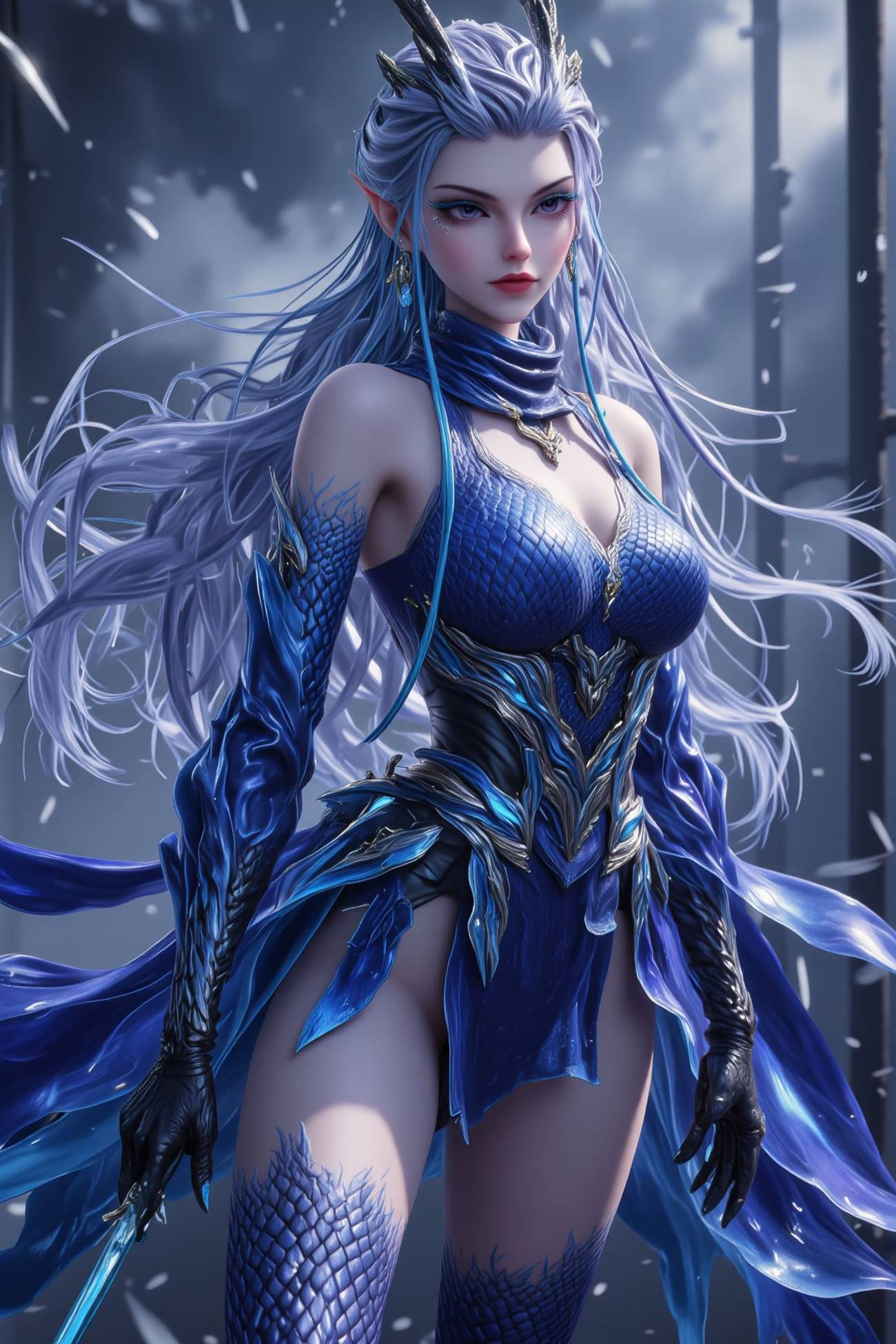 图片[4]-精选AI绘画 564 敖闰[40P]-草丛看图