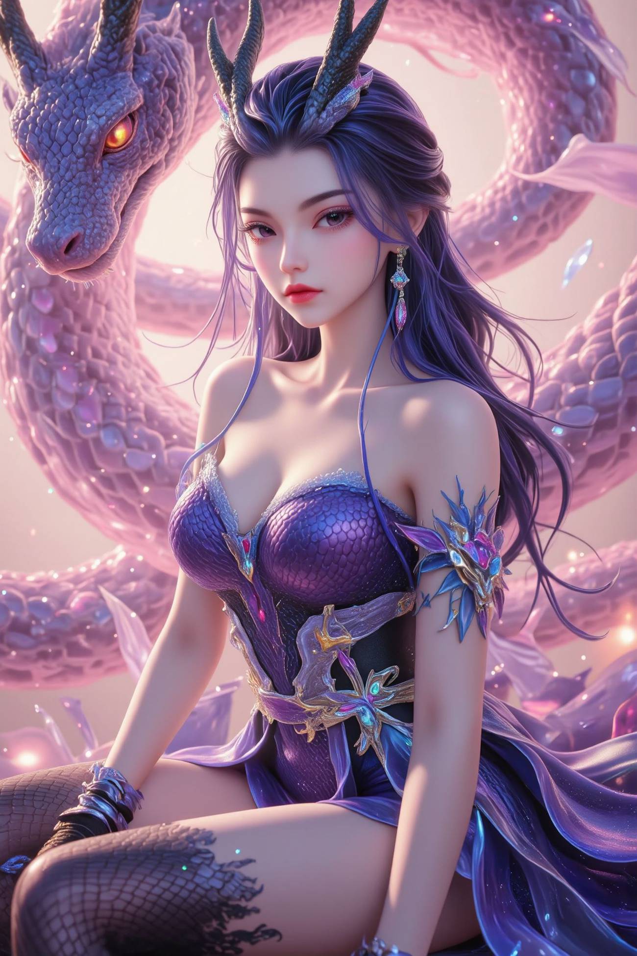 图片[6]-精选AI绘画 564 敖闰[40P]-草丛看图