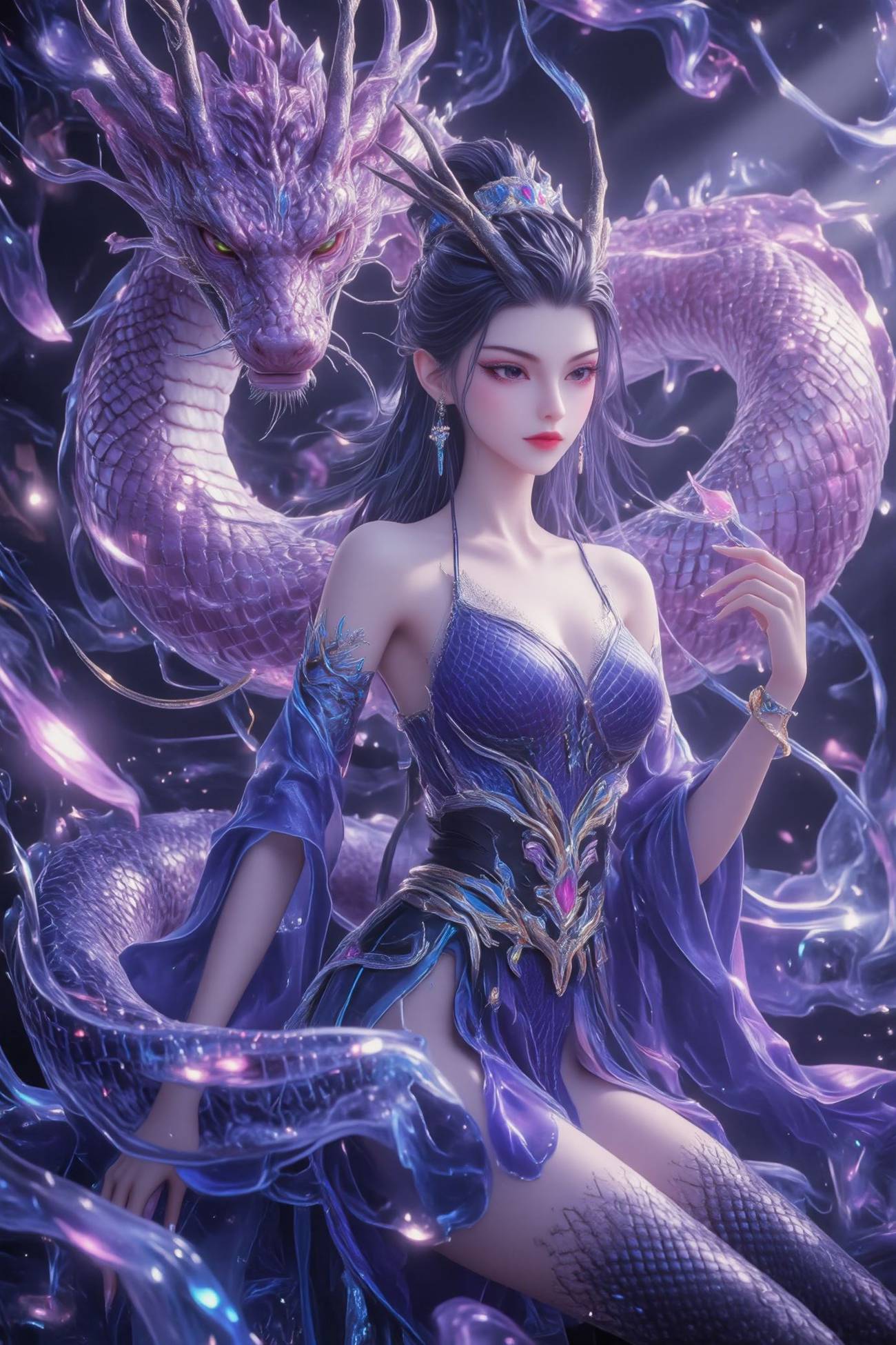 图片[8]-精选AI绘画 564 敖闰[40P]-草丛看图