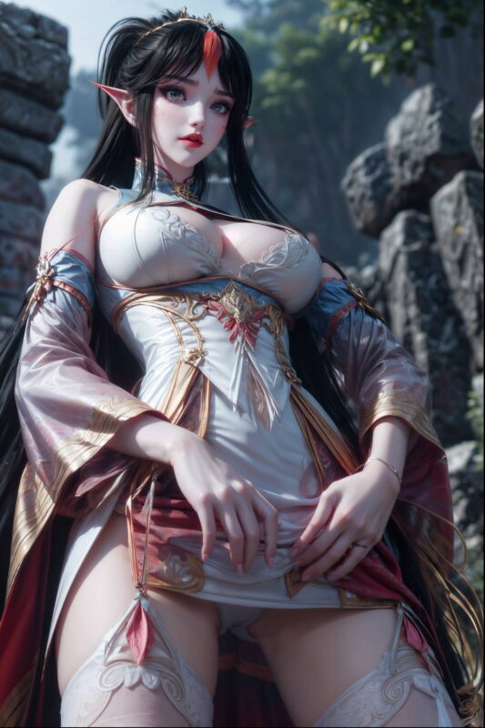 精选AI绘画 320 凤清儿[34P]-草丛看图