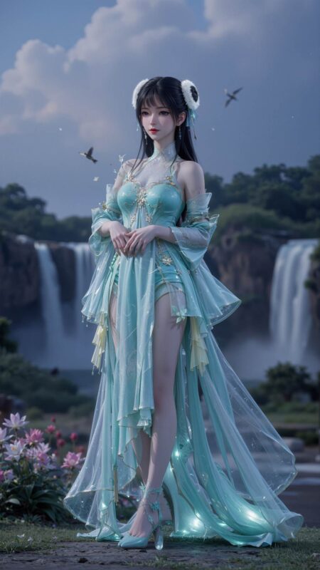 精选AI绘画 817 诛仙-碧瑶[21P]-草丛看图