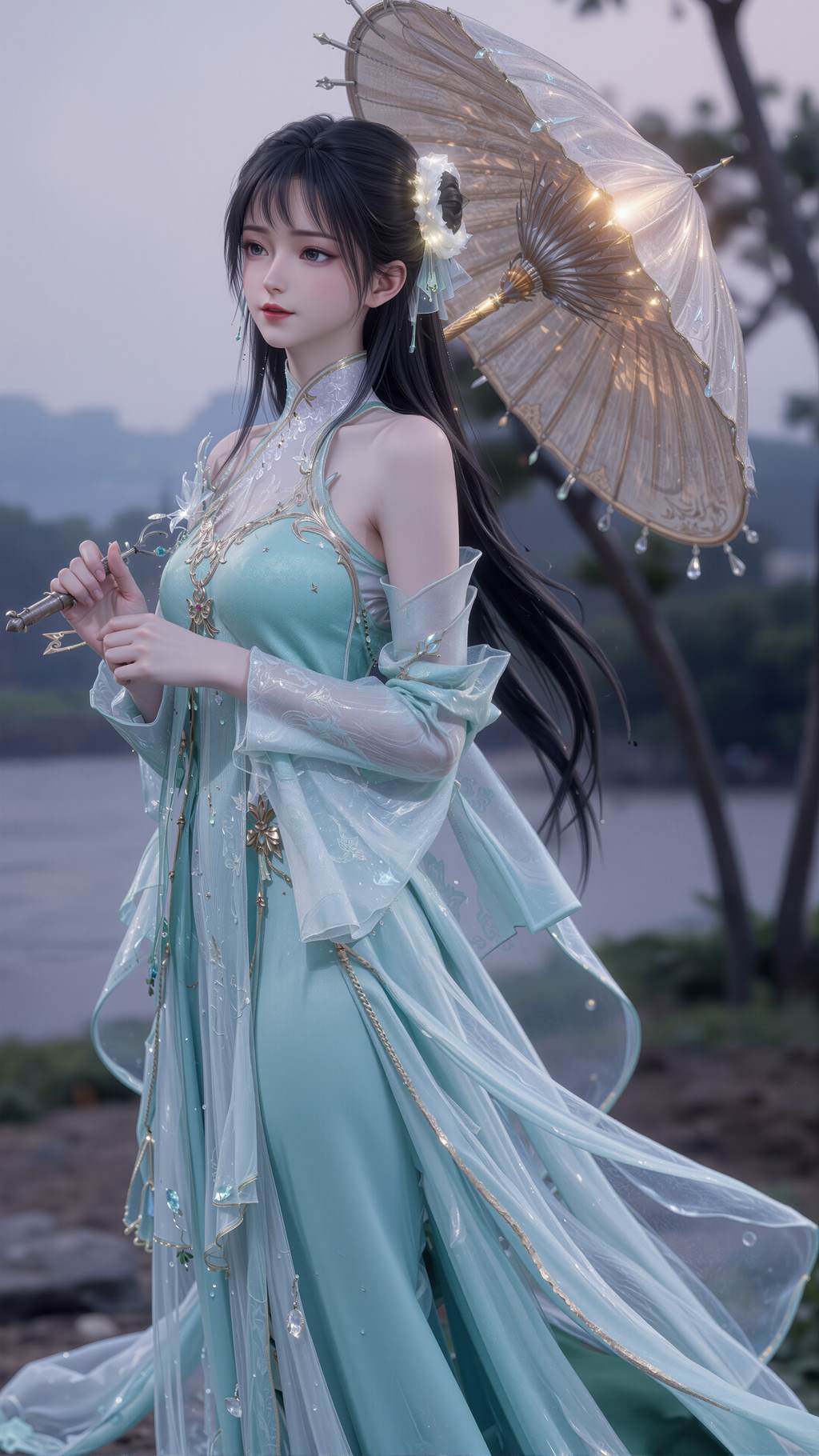 图片[6]-精选AI绘画 817 诛仙-碧瑶[21P]-草丛看图