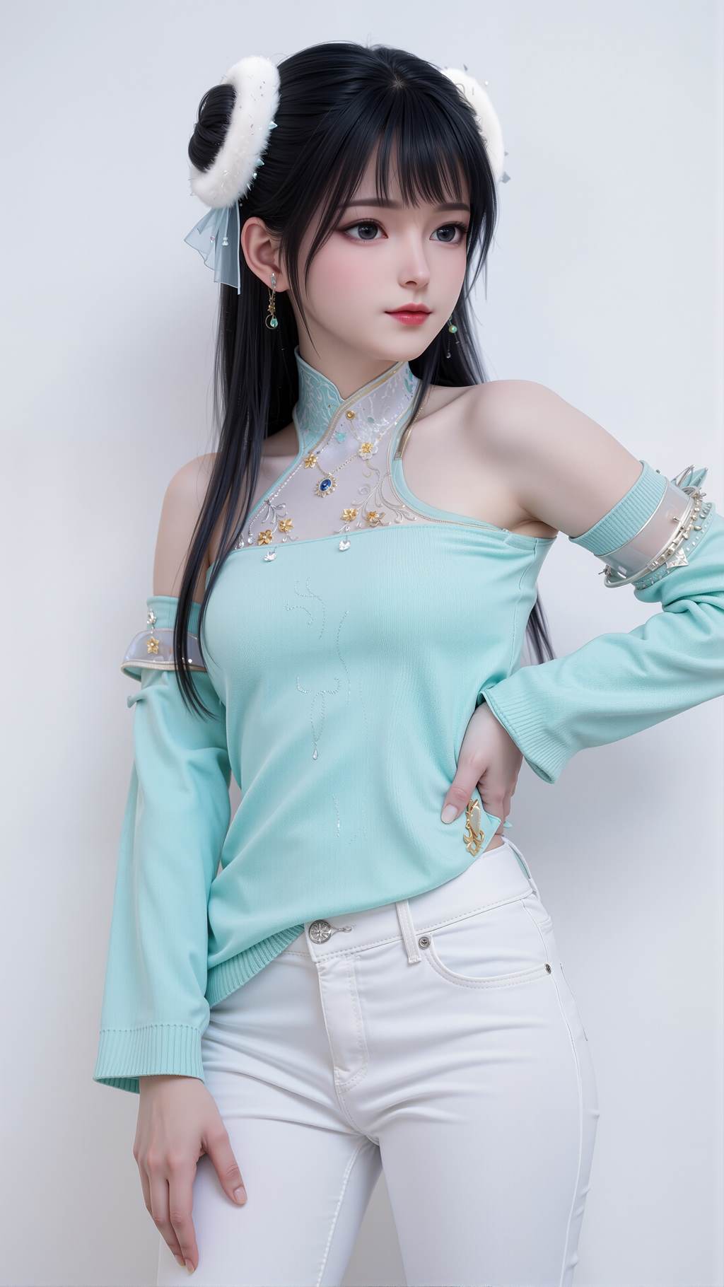 图片[8]-精选AI绘画 817 诛仙-碧瑶[21P]-草丛看图