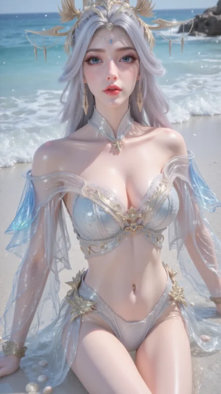 精选AI绘画 893 宁雨蝶[63P]-草丛看图