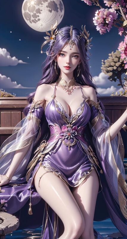 精选AI绘画 737 完美-云曦[29P]-草丛看图