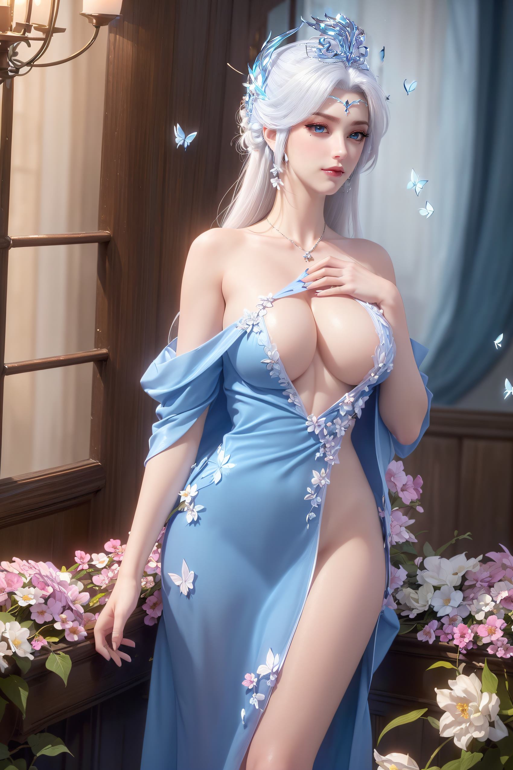 图片[3]-精选AI绘画 254 宁雨蝶[9P]-草丛看图