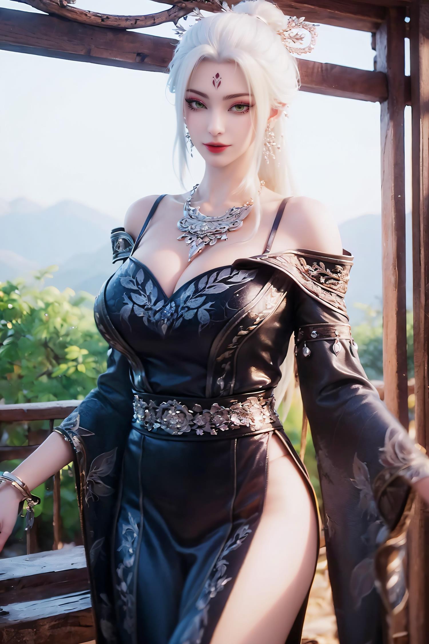 图片[3]-精选AI绘画 384 小白[79P]-草丛看图