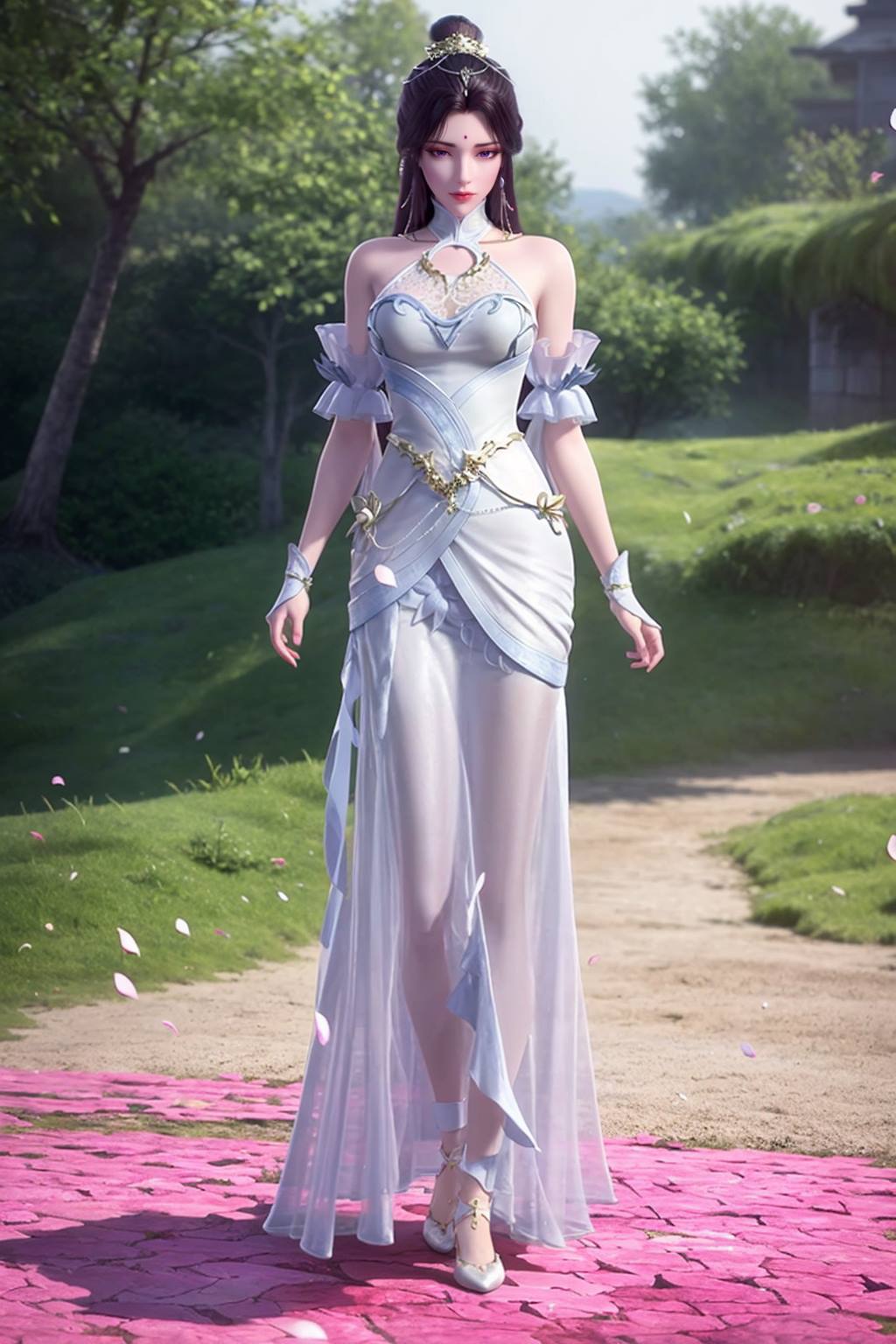 图片[2]-精选AI绘画 165 完美世界-月婵 主身全身版[102P]-草丛看图