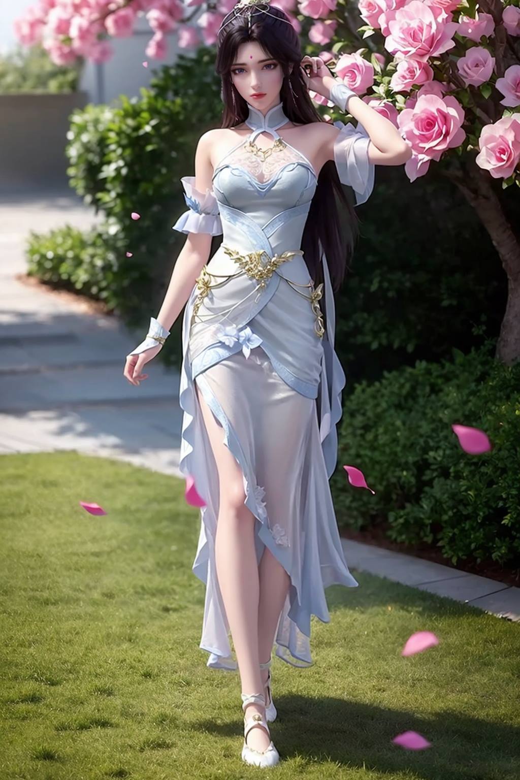 图片[4]-精选AI绘画 165 完美世界-月婵 主身全身版[102P]-草丛看图