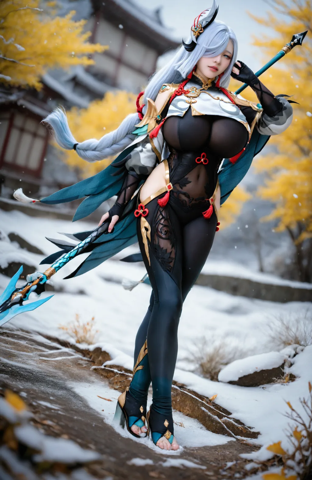 图片[4]-精选AI绘画 838 AI女神[20P]-草丛看图