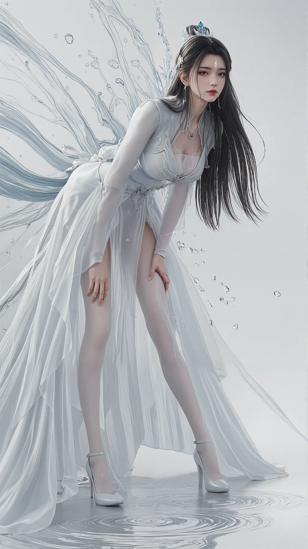 图片[3]-精选AI绘画 890 诛仙3-陆雪琪[20P]-草丛看图