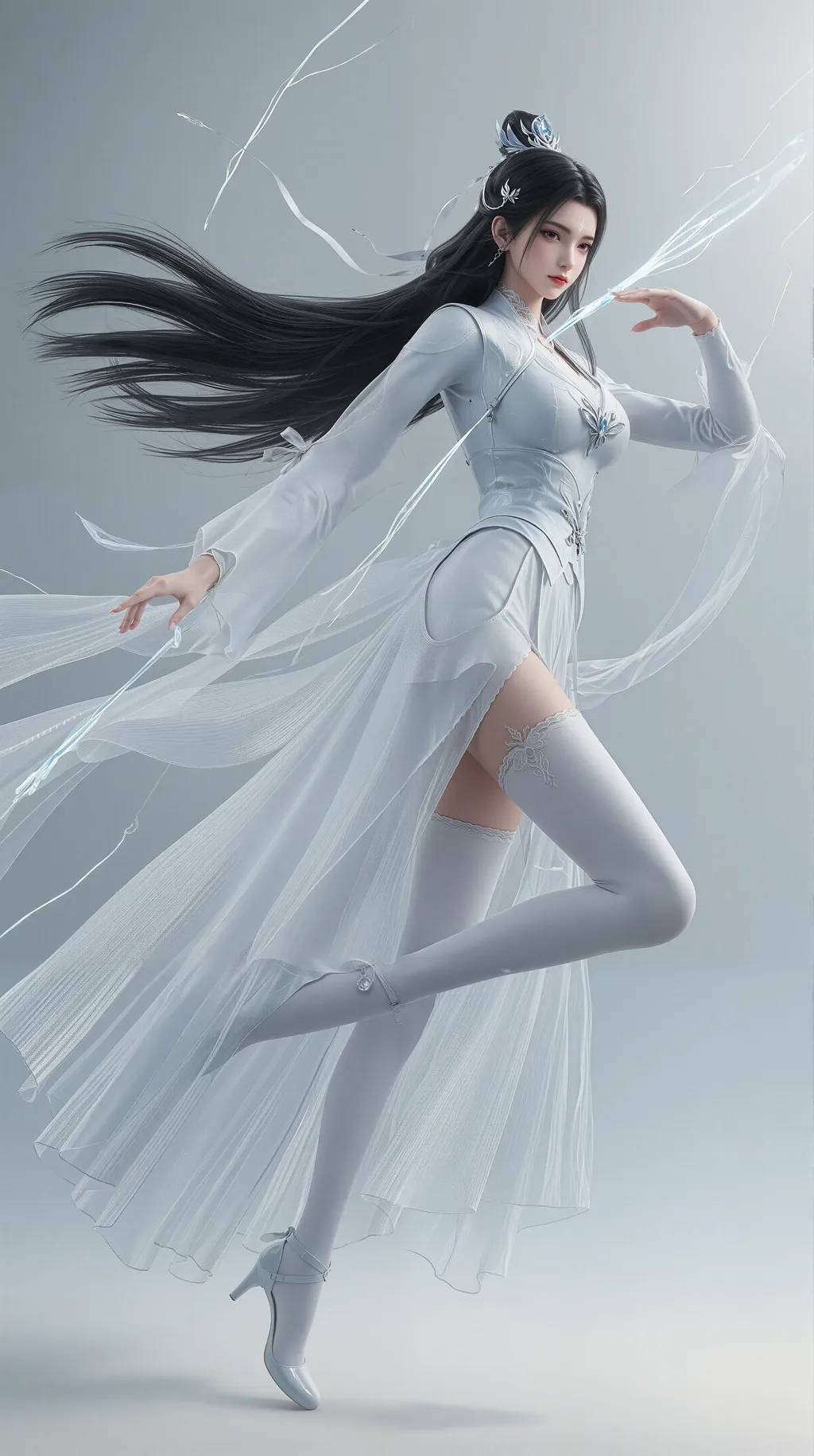 图片[8]-精选AI绘画 890 诛仙3-陆雪琪[20P]-草丛看图