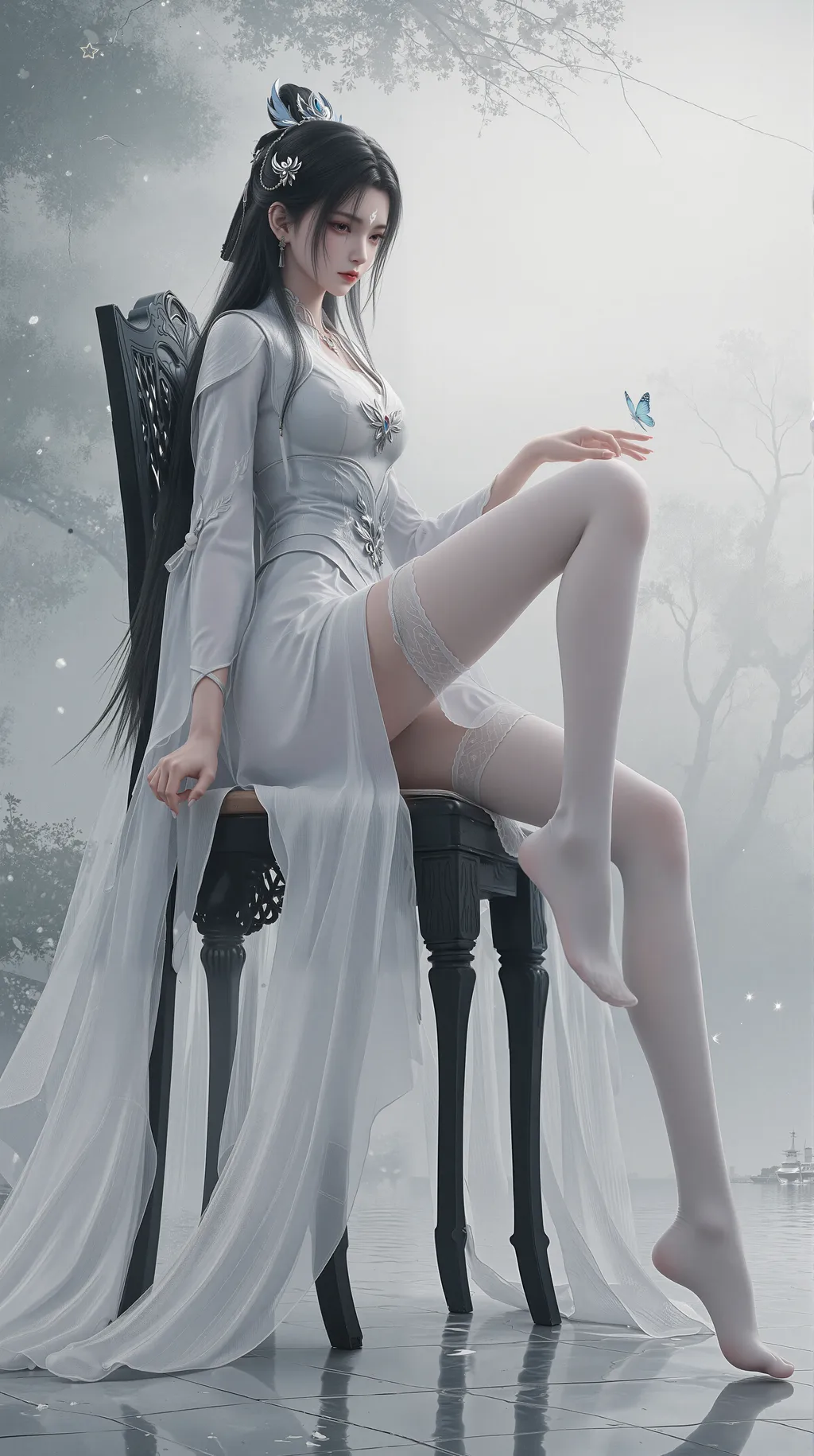 图片[1]-精选AI绘画 890 诛仙3-陆雪琪[20P]-草丛看图