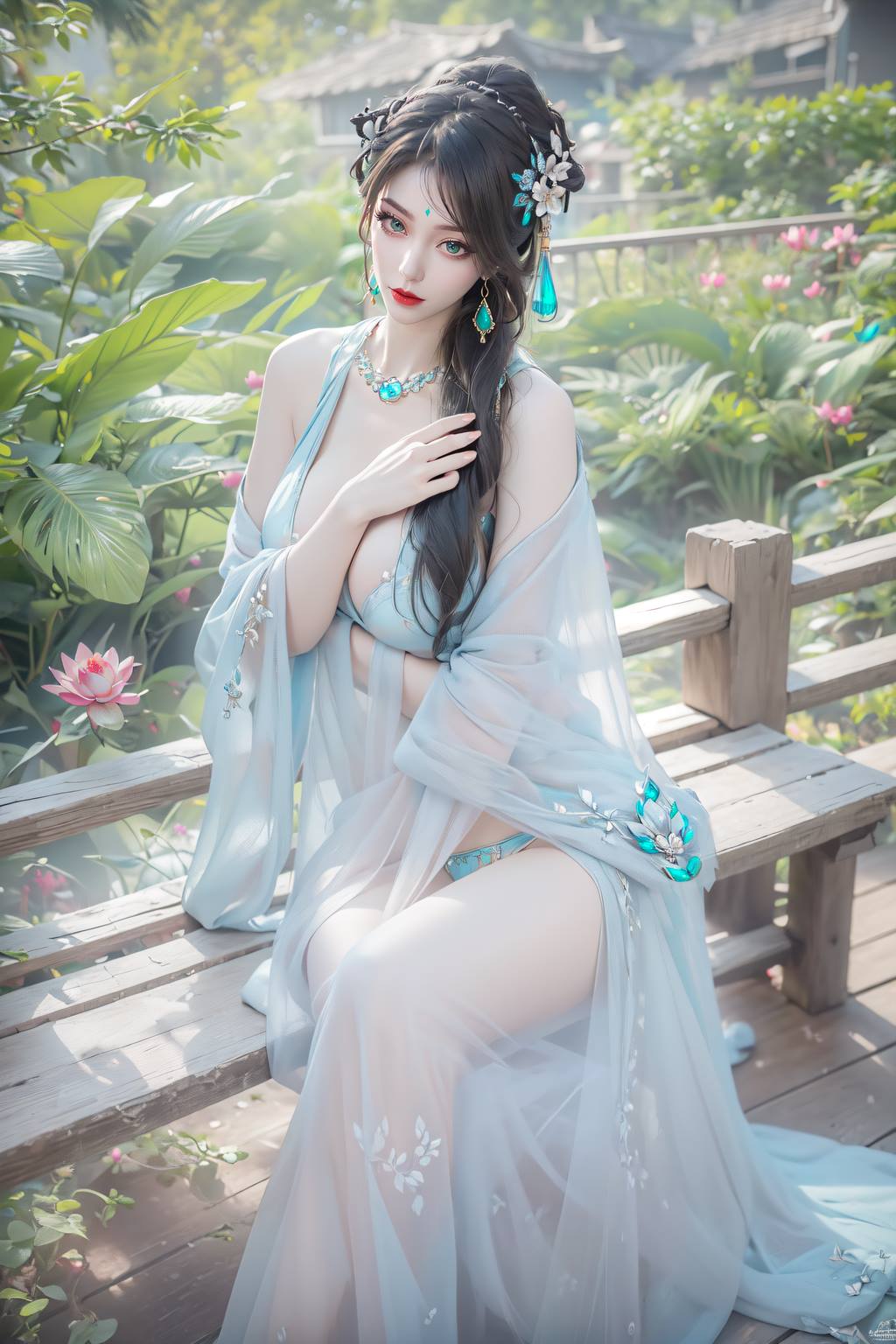 图片[2]-精选AI绘画 742 完美-柳神[19P]-草丛看图