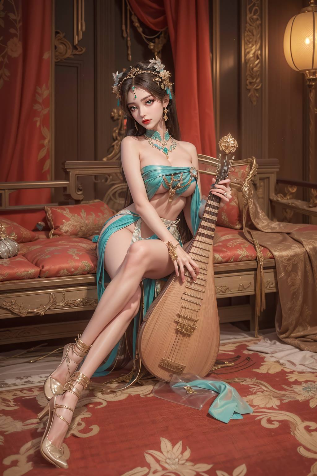 图片[3]-精选AI绘画 742 完美-柳神[19P]-草丛看图