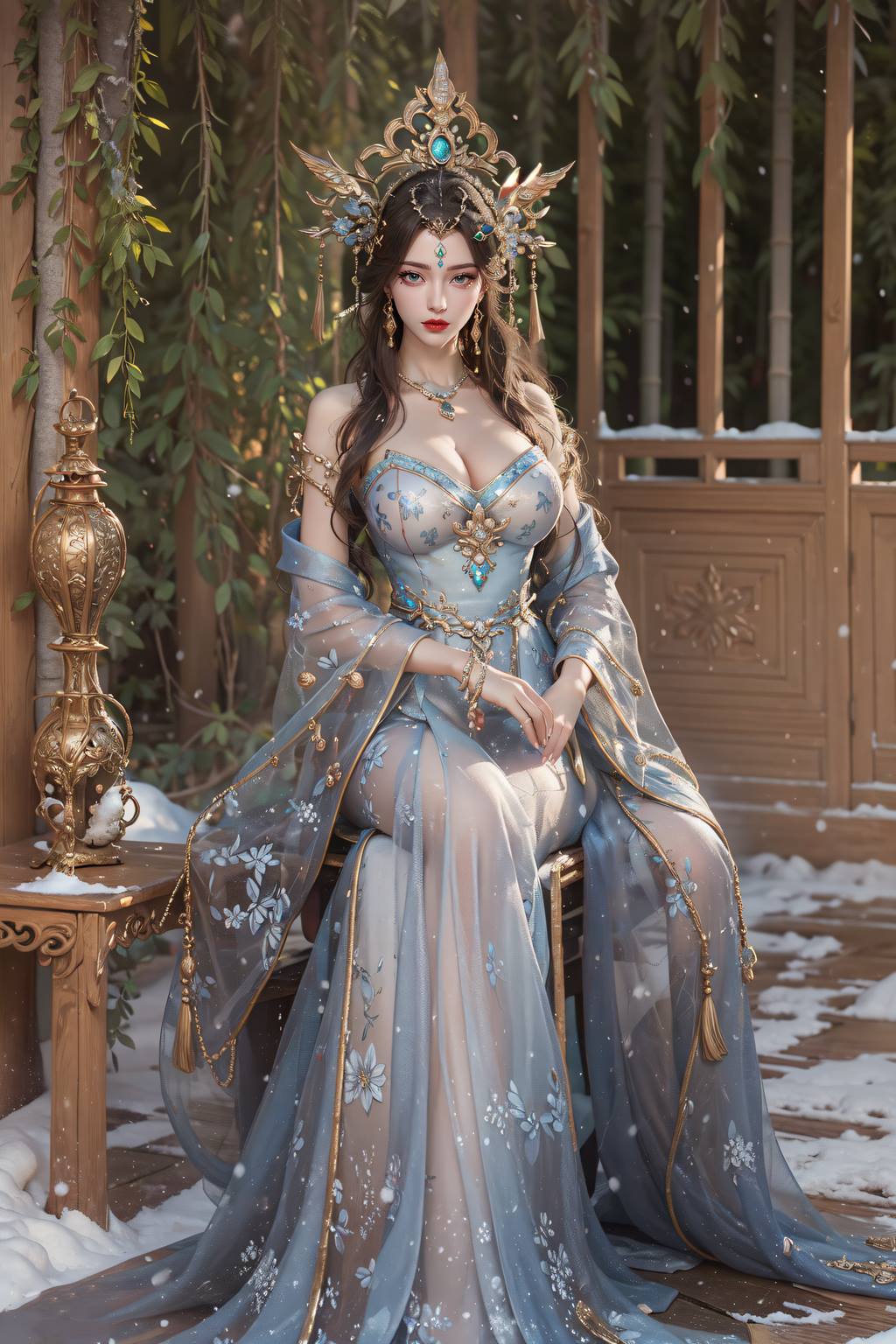 图片[8]-精选AI绘画 742 完美-柳神[19P]-草丛看图