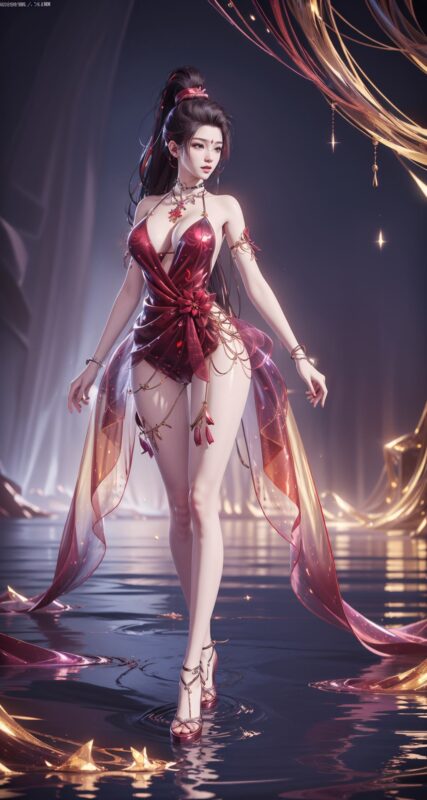 精选AI绘画 196 永劫无间-宁红夜[26P]-草丛看图