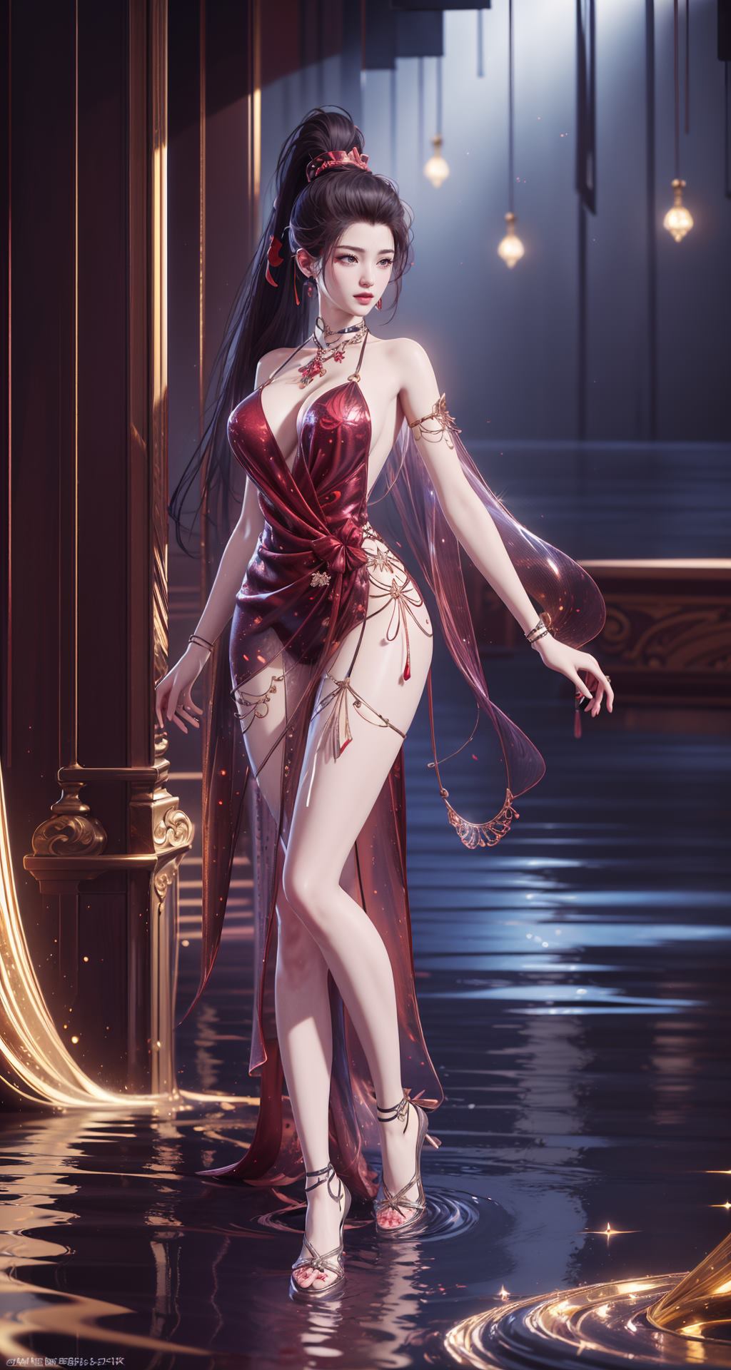 图片[6]-精选AI绘画 196 永劫无间-宁红夜[26P]-草丛看图