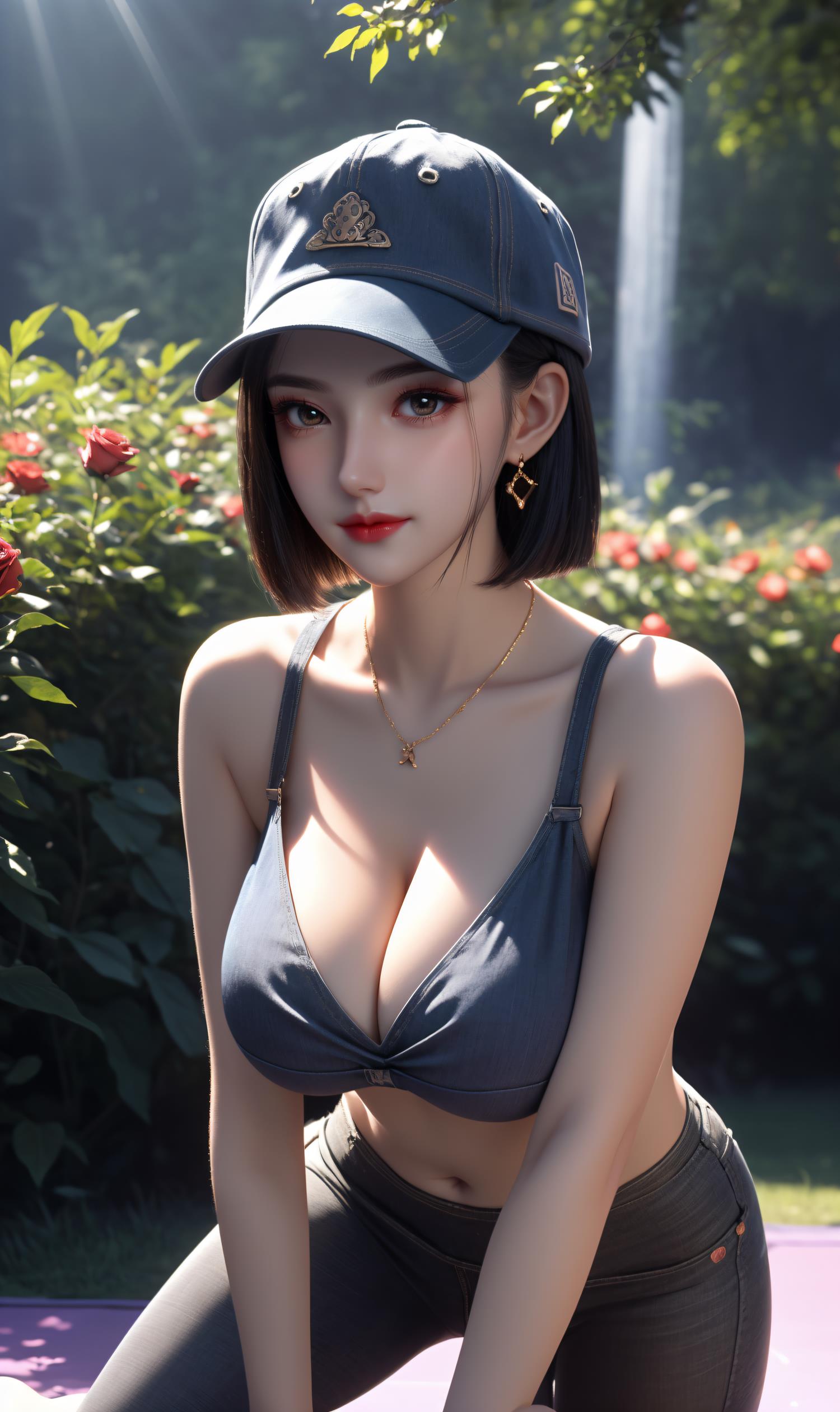 图片[8]-精选AI绘画 388 第一序列-杨小瑾[148P]-草丛看图