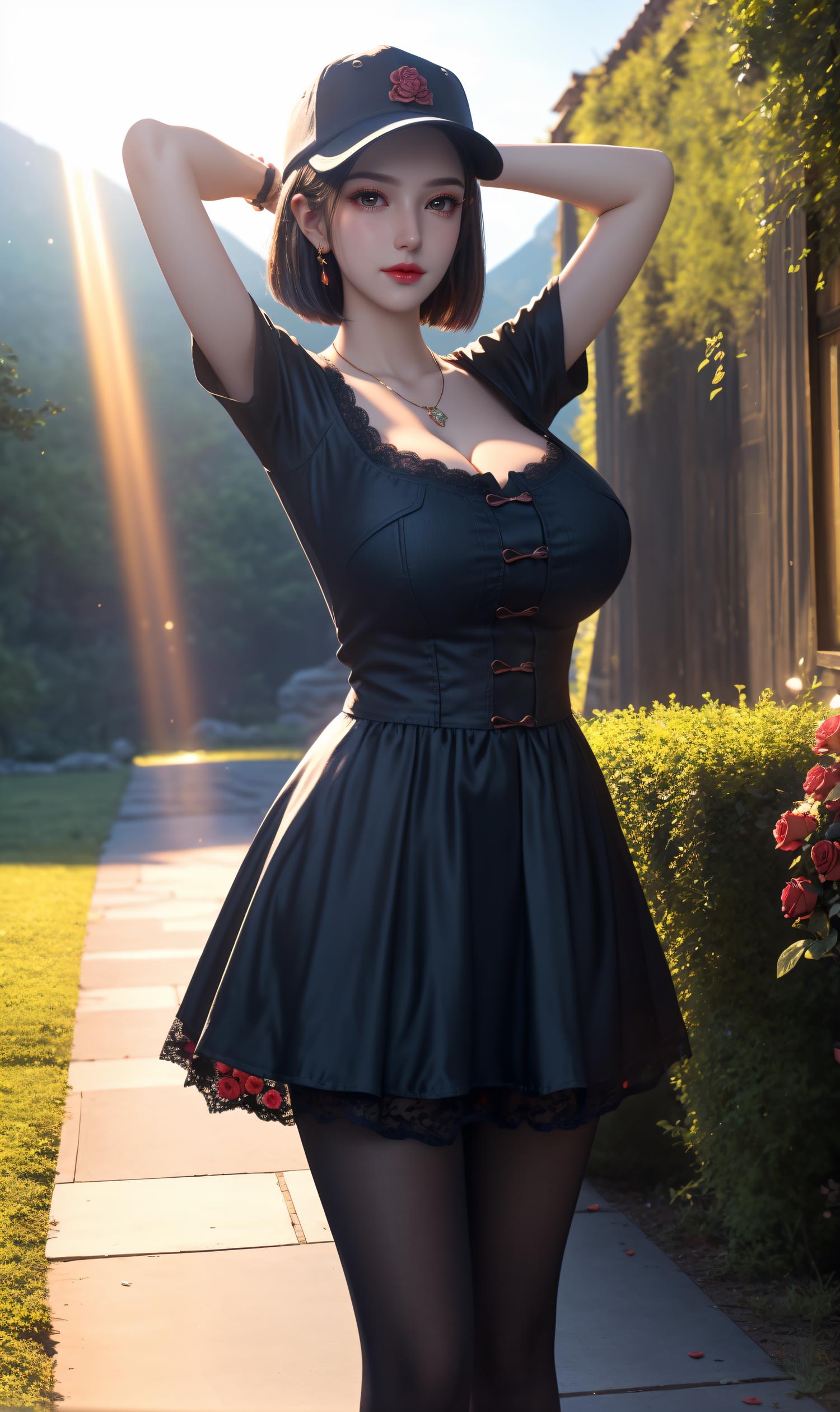 图片[1]-精选AI绘画 388 第一序列-杨小瑾[148P]-草丛看图