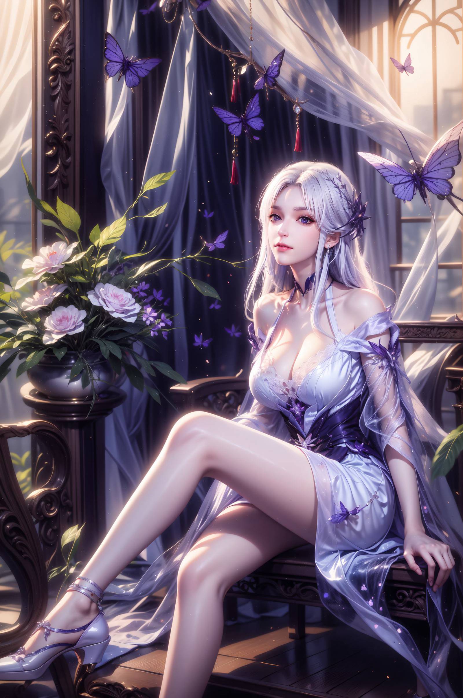 图片[1]-精选AI绘画 275 圣采儿[50P]-草丛看图