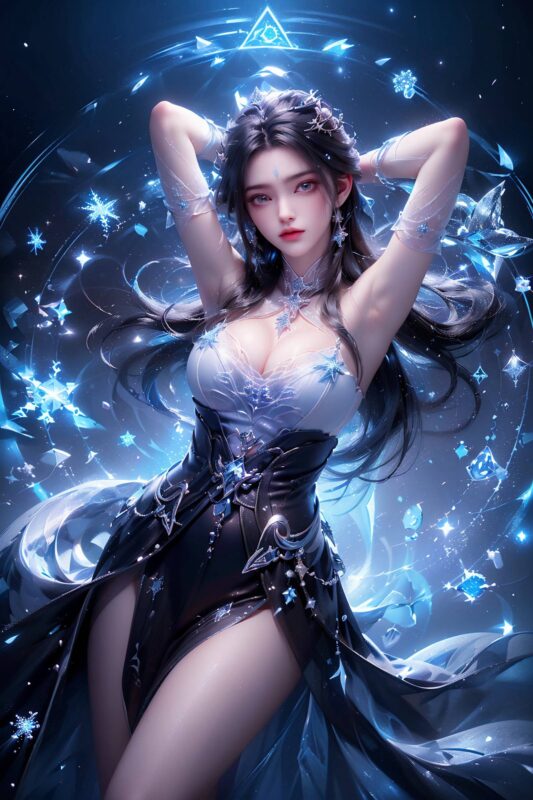 精选AI绘画 280 陆雪琪[68P]-草丛看图