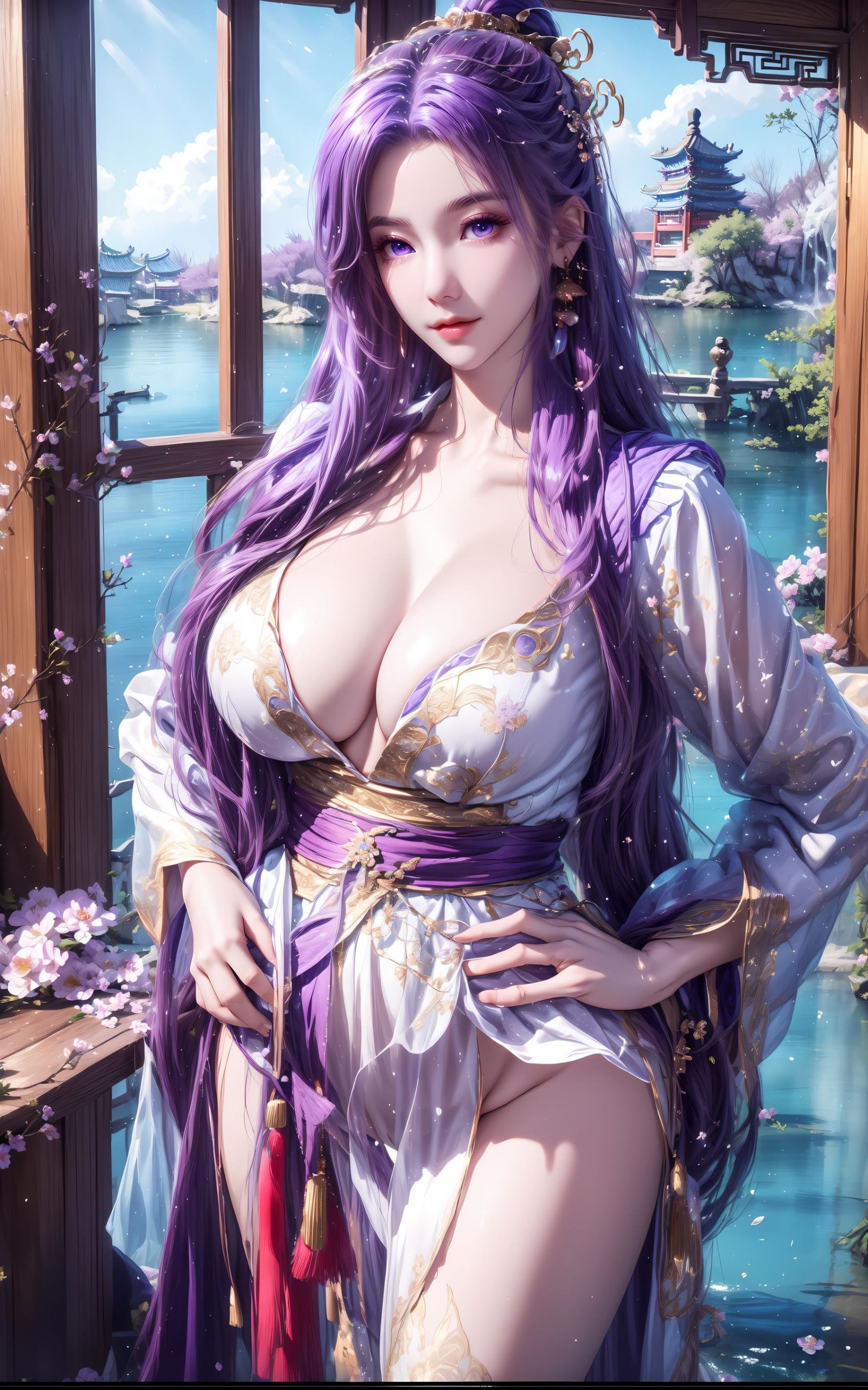 图片[3]-精选AI绘画 343 云霄[40P]-草丛看图