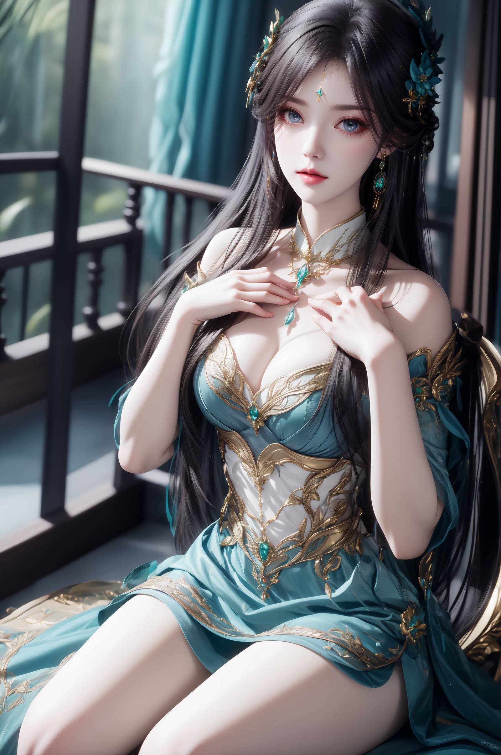 图片[2]-精选AI绘画 299 萧熏儿[60P]-草丛看图