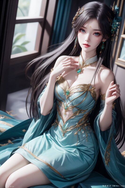 精选AI绘画 299 萧熏儿[60P]-草丛看图