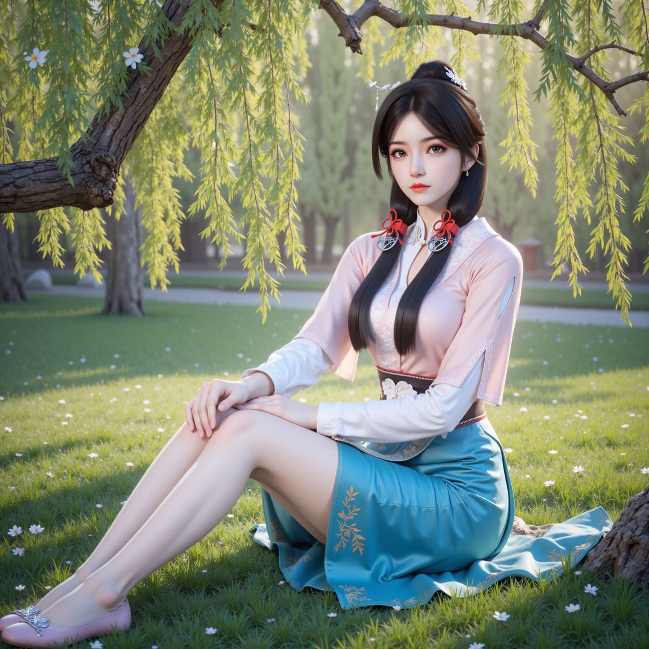 图片[3]-精选AI绘画 576 宋嫣[39P]-草丛看图