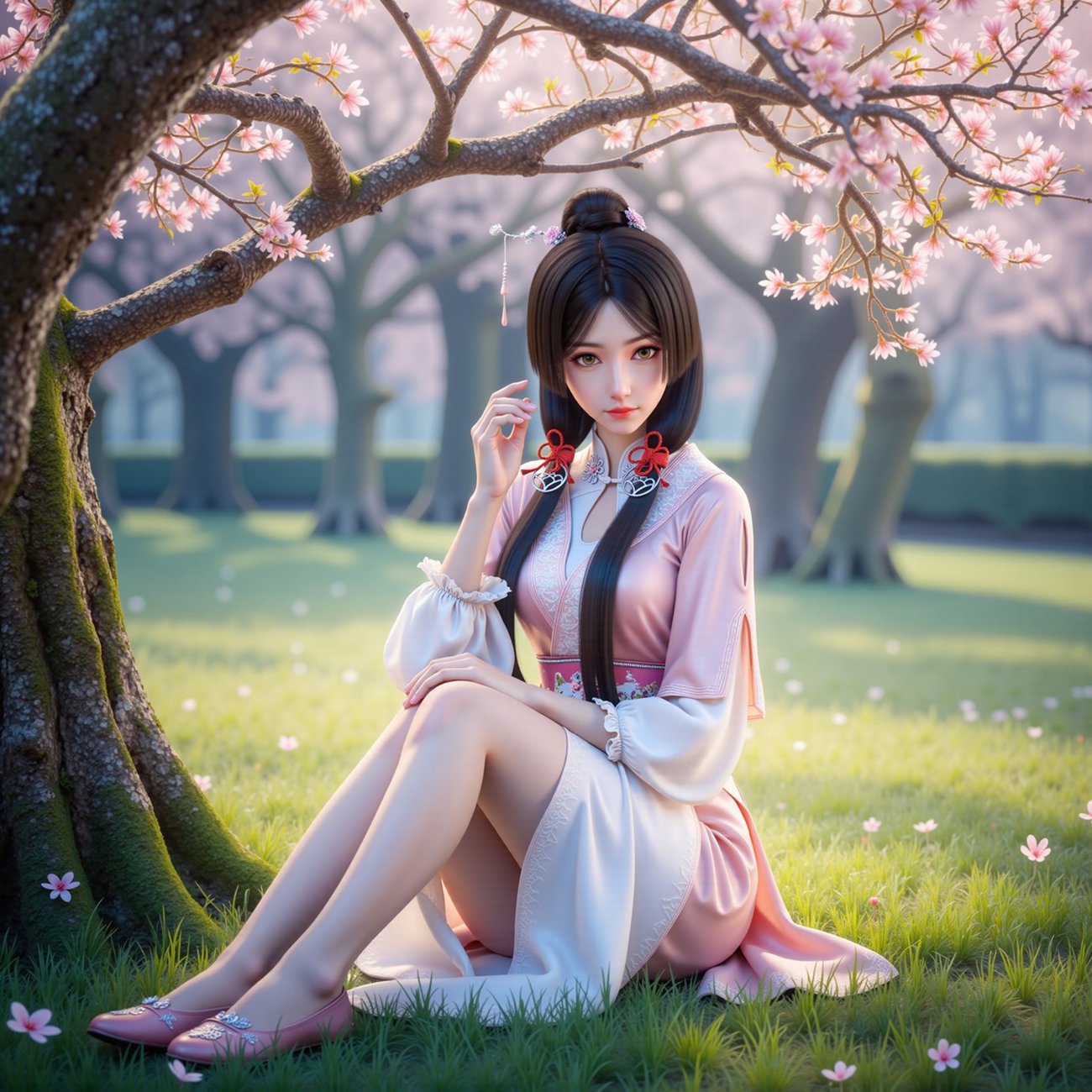 图片[7]-精选AI绘画 576 宋嫣[39P]-草丛看图