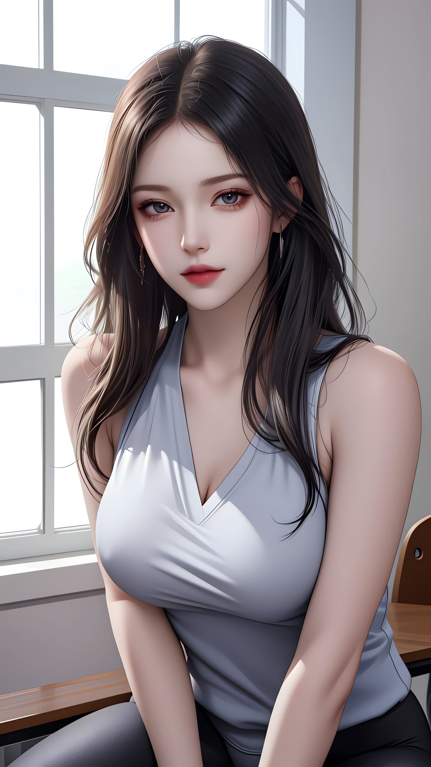 图片[4]-精选AI绘画 226 美女教师[24P]-草丛看图