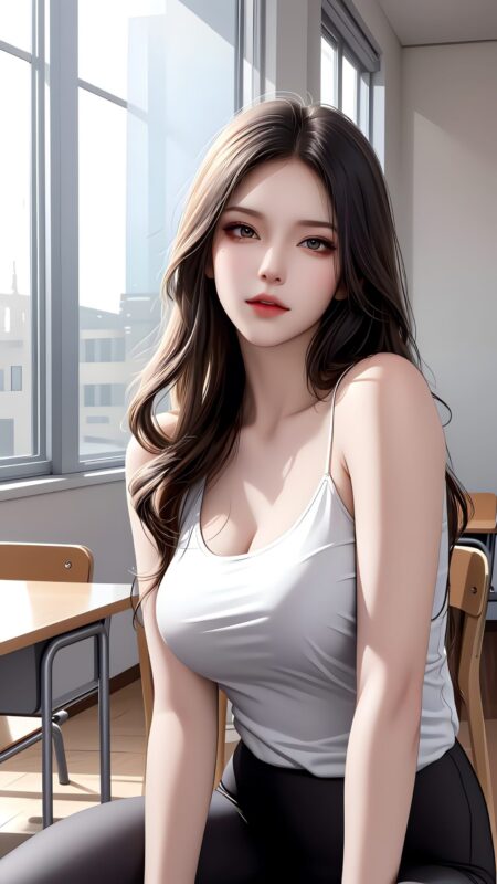 精选AI绘画 226 美女教师[24P]-草丛看图