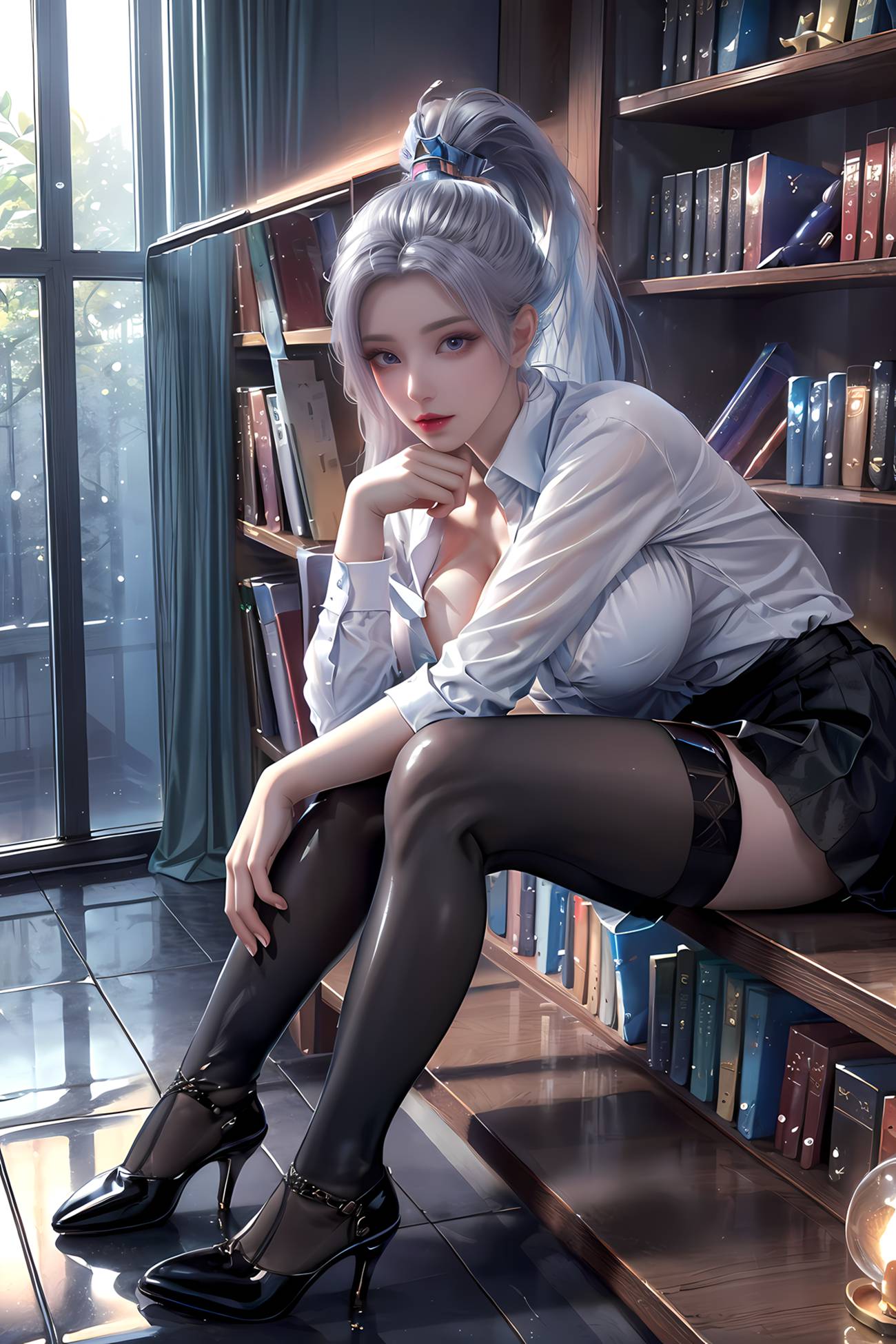 图片[4]-精选AI绘画 659 竖屏壁纸[29P]-草丛看图