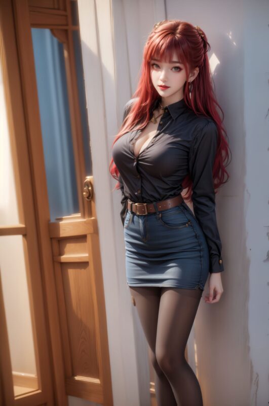 精选AI绘画 321 降臣[73P]-草丛看图