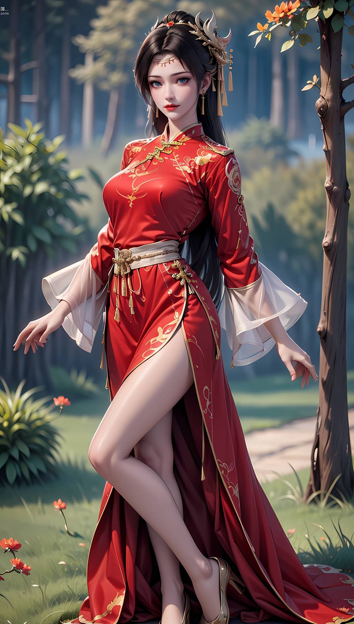 图片[6]-精选AI绘画 259 云韵[31P]-草丛看图