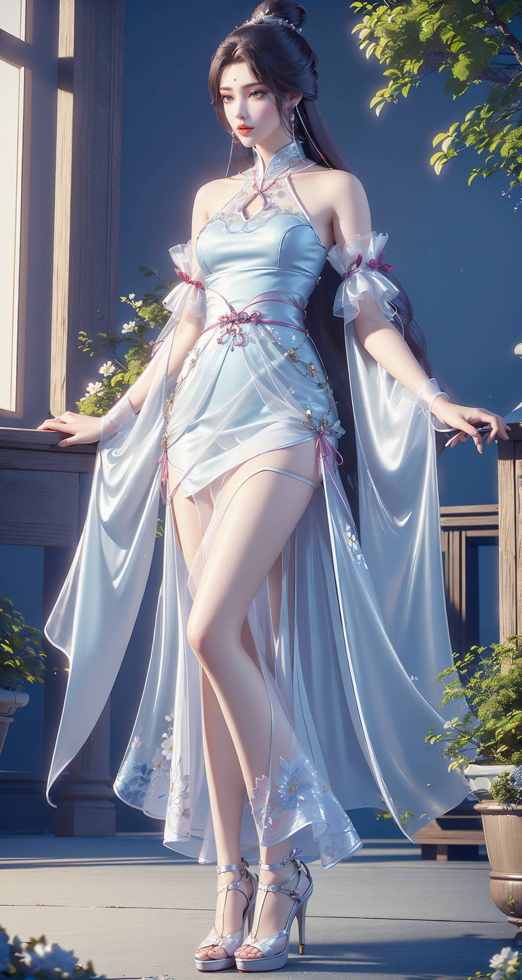 图片[5]-精选AI绘画 743 完美-清漪[26P]-草丛看图