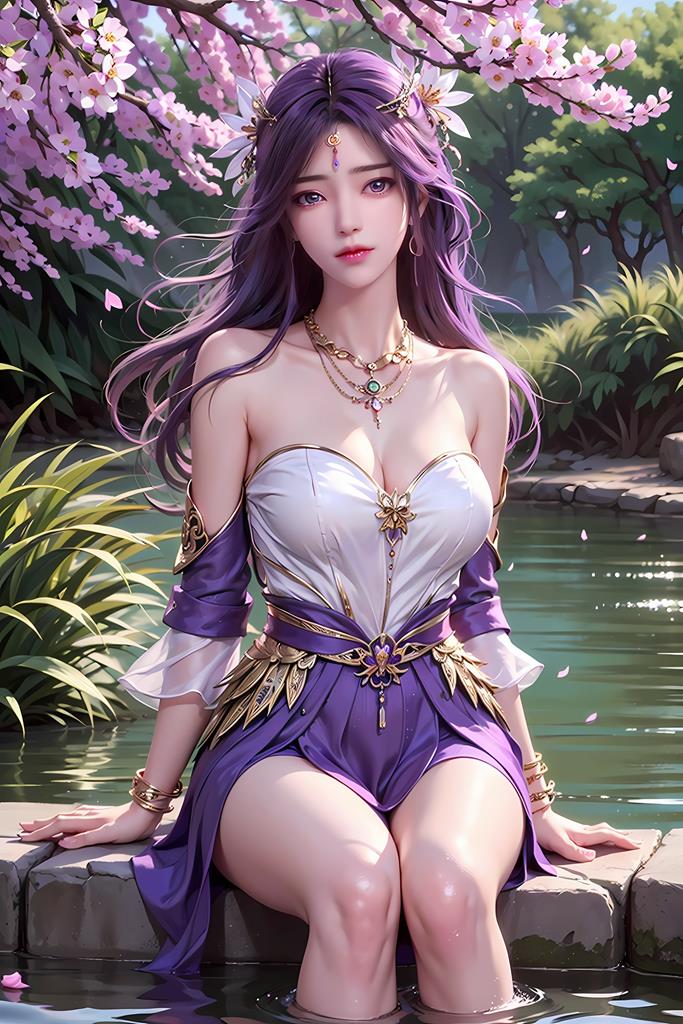 图片[3]-精选AI绘画 736 完美-云曦[21P]-草丛看图